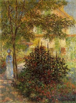 尅勞德 莫奈 Camille Monet in the Garden at the House in Argenteuil 尅勞德 莫奈 Camille Monet in the Garden at the House in Argenteuil